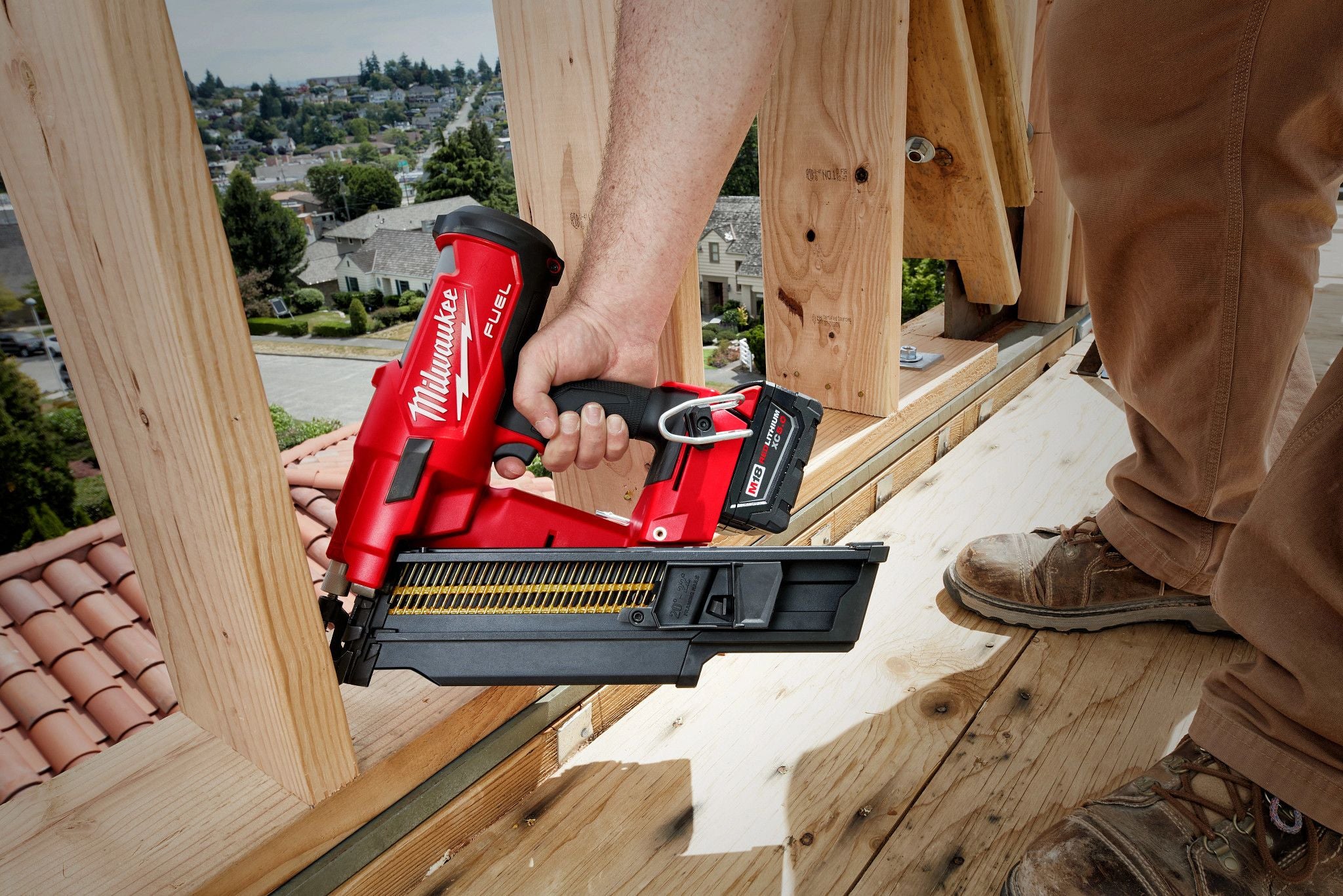 Milwaukee 2744-21, M18 FUEL 21 Degree Framing Nailer Kit