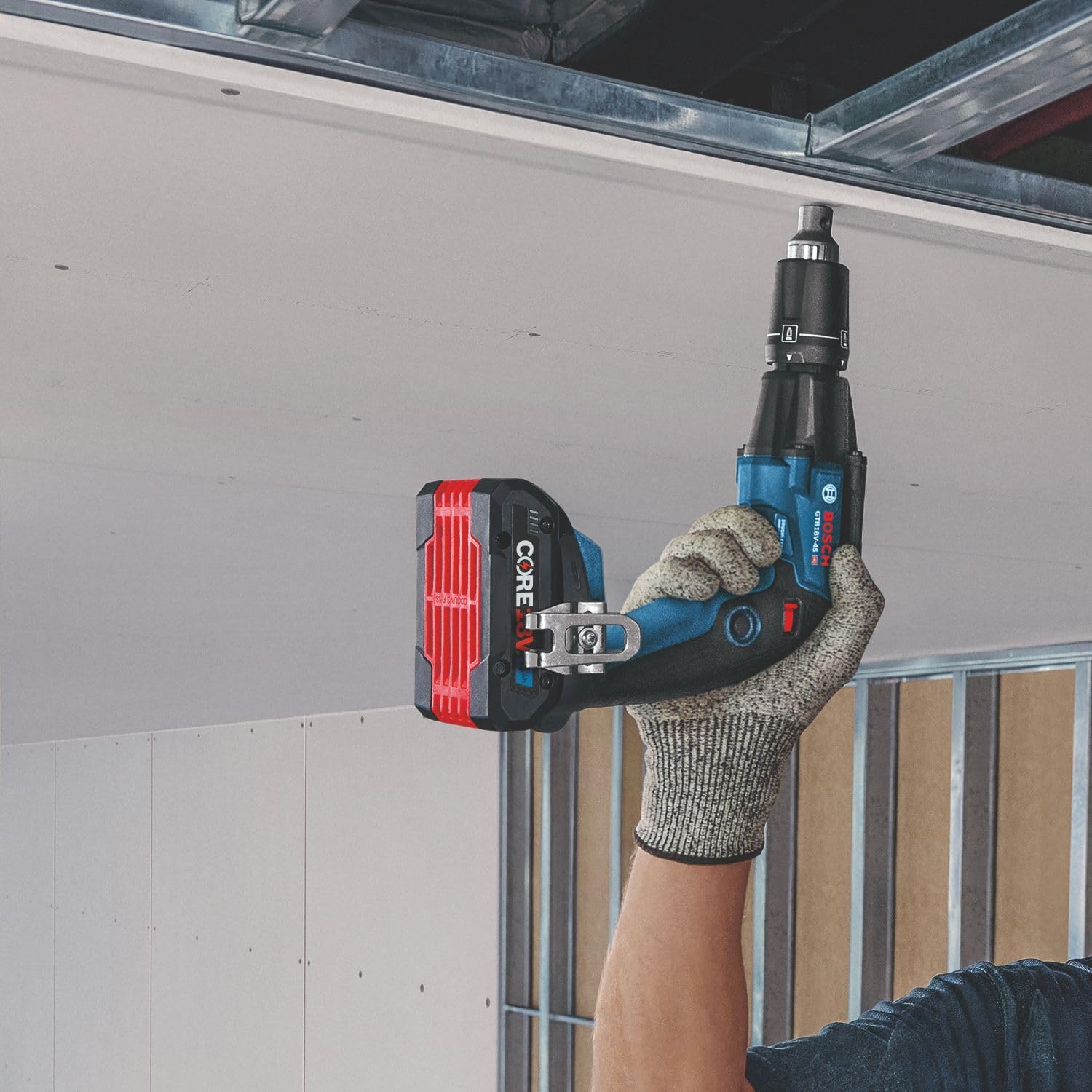 BOSCH GTB18V-45B15, 18V Brushless Screwgun Kit w/ (1) 4.0 Ah CORE Compact Battery