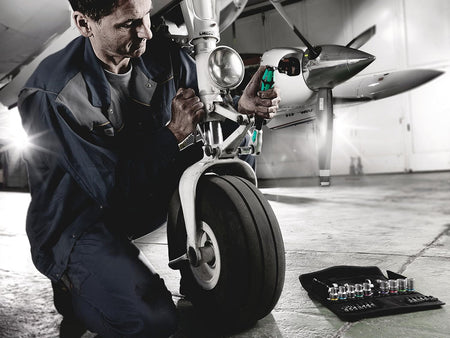 Wera 05004076001, 8100 SC 6 ZYKLOP SPEED RATCHET SET, 1/2" DRIVE, METRIC, 28 PIECES