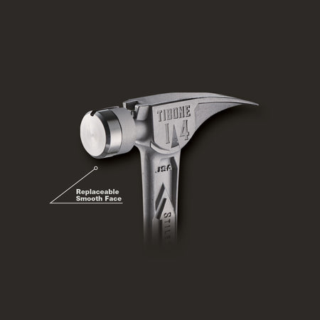 Stiletto TIB14RSC, STILETTO® TIBONE™ 14oz Smooth Titanium Framing Hammer