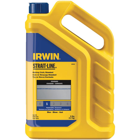 Irwin 65101ZR, Strait-Line Standard Marking Chalk, Blue (5 lbs)