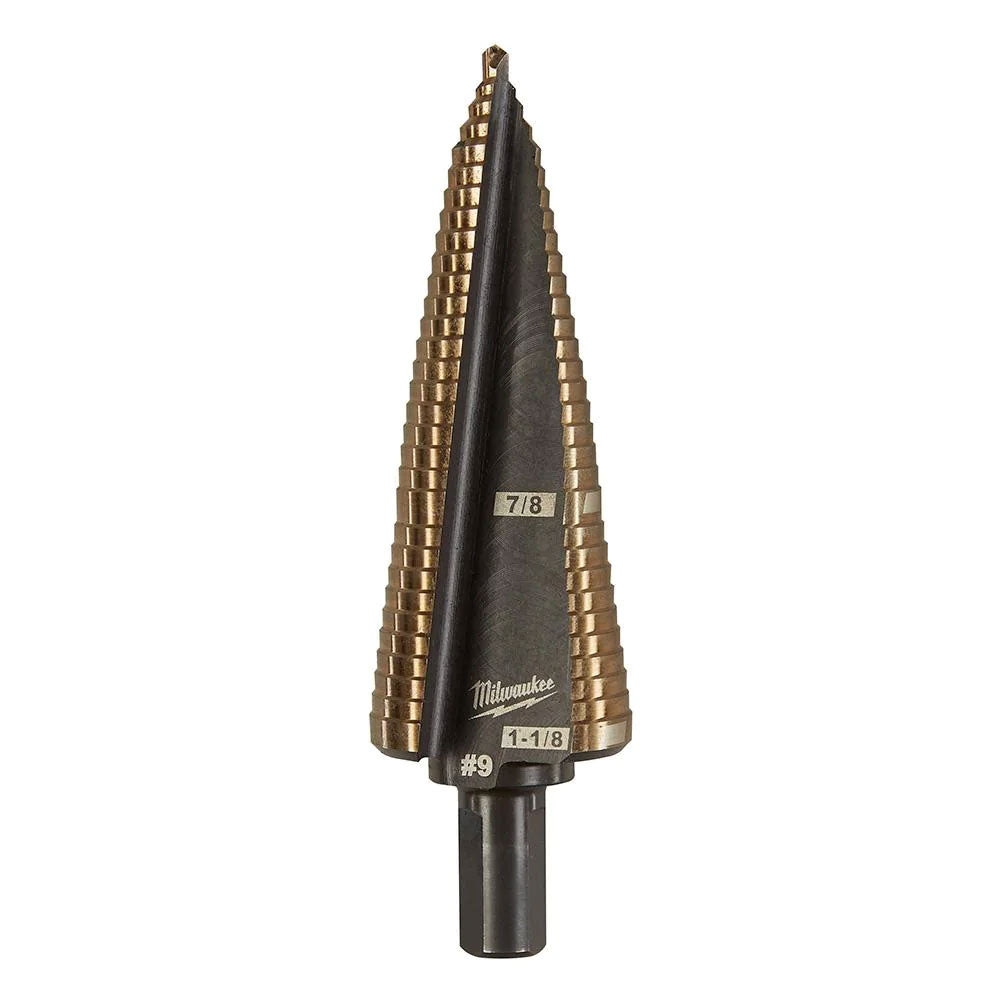 Milwaukee 48-89-9289, Cobalt Step Drill Bit #9 (7/8"-1-1/8")