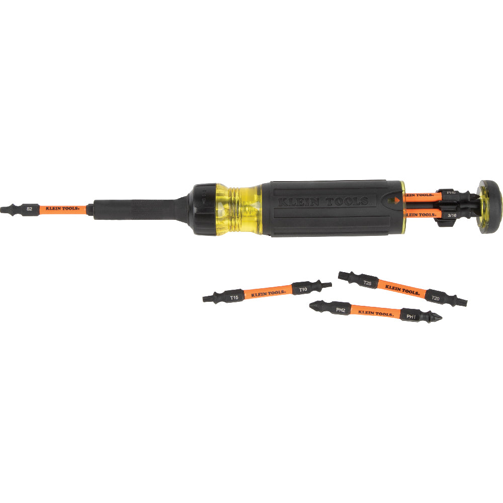 Klein Tools 32313HD, 13-in-1 Ratcheting Impact Rated Screwdriver