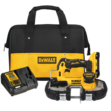 DEWALT DCS377Q1, ATOMIC 20V MAX Brushless Cordless 1-3/4'' Sub Compact Band saw 4.0 Ah Kit