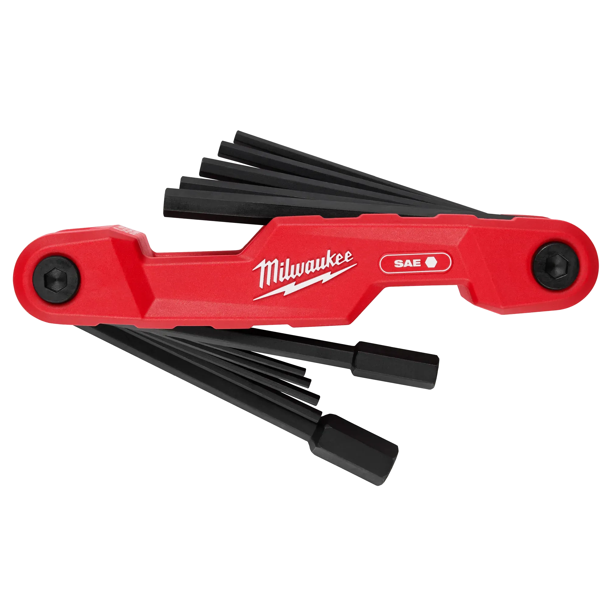 Milwaukee 48-22-2180, 11-Key Electrician's Folding Hex Key Set - SAE