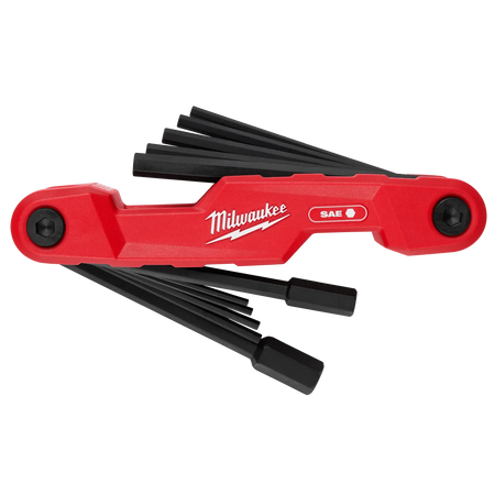Milwaukee 48-22-2180, 11-Key Electrician's Folding Hex Key Set - SAE
