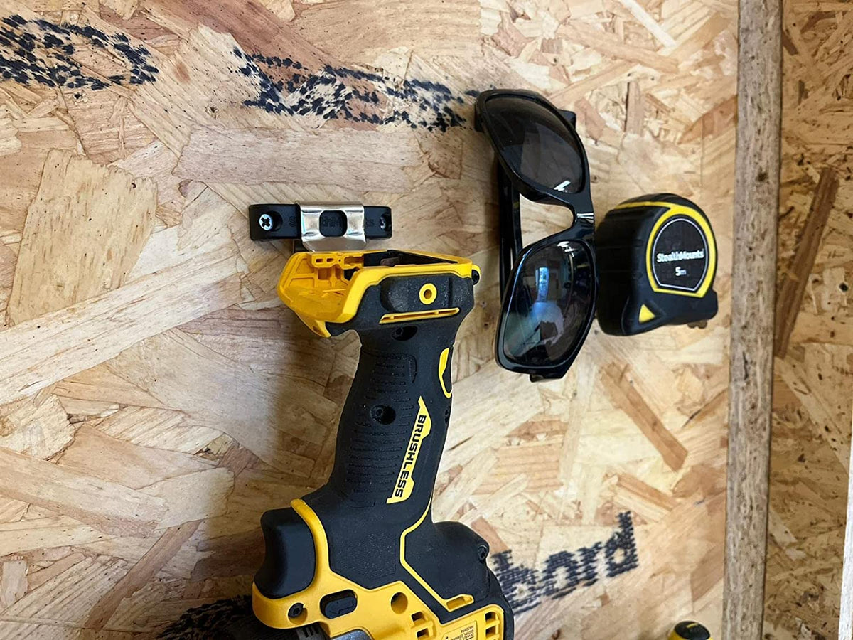 StealthMounts BB-PL-BLK-6, Bench Belts Plus- Universal Tool Holster  (6 Pack)