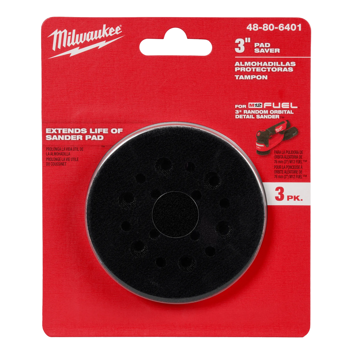 Milwaukee 48-80-6401, 3" Pad Saver