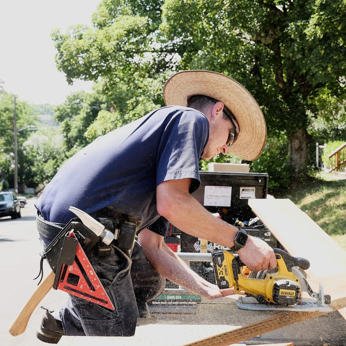 Holstery HLSTR-JOLLY-L, Jolly Roger Left-Clip On Hammer Tool Holster