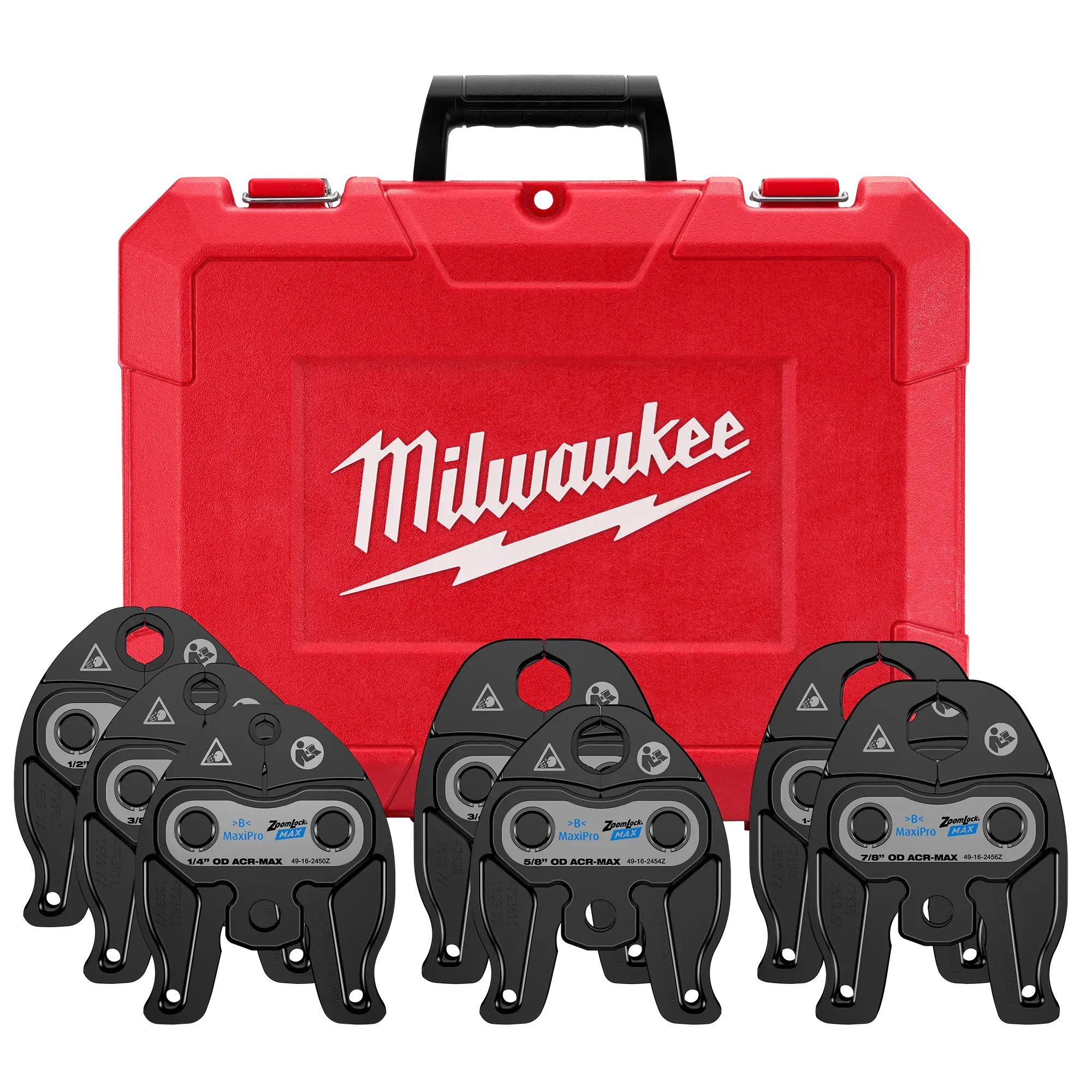 Milwaukee 49-16-2462Z, ¼”- 1-1/8” ZoomLock® MAX Press Jaw Kit for M12™ FORCE LOGIC™ Press Tools