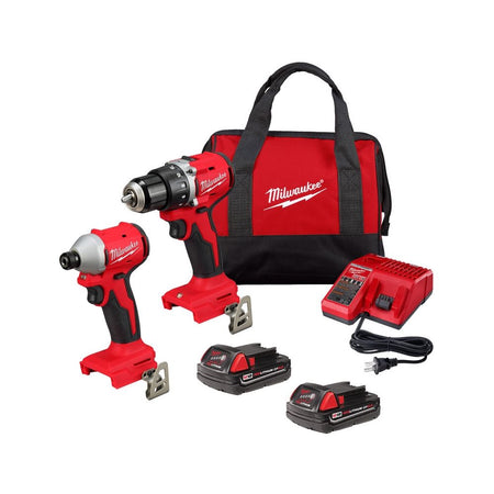 Milwaukee 3692-22CT, M18™ Compact Brushless 2-Tool Combo Kit