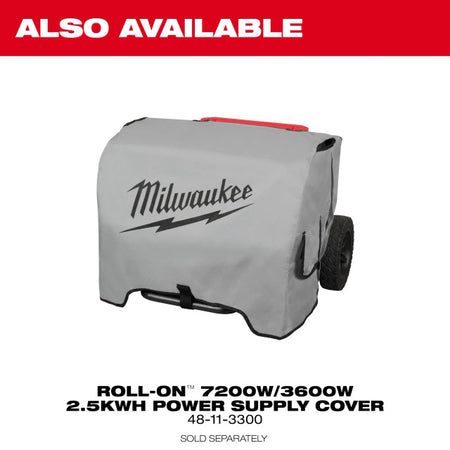 Milwaukee 3300R, ROLL-ON™ 7200W/3600W 2.5kWh Power Supply