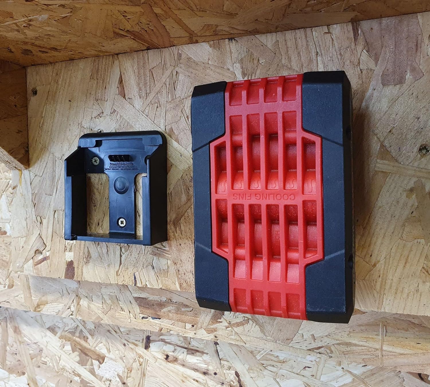 StealthMounts BM-BO18-5-6, Bosch Battery Mounts (6 Pack) - Dark Blue