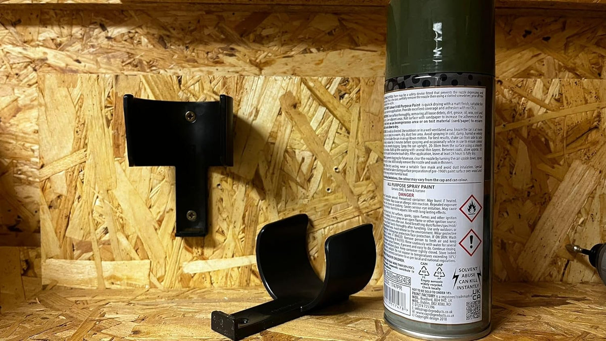 StealthMounts OM-CAN-BLK-2LF, Aerosol Can Holder