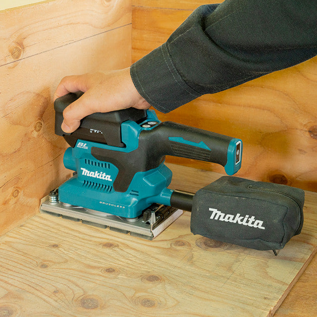 Makita DBO380Z, 18V LXT Brushless Cordless 1/3 Sheet Finishing Sander
