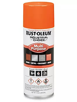Rust-Oleum 1653830, Industrial Spray Paint - OSHA Safety Orange