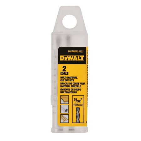 DEWALT DWAMM53202, 5/32'' Multi-Material Cut Out Bit (2/pkg)