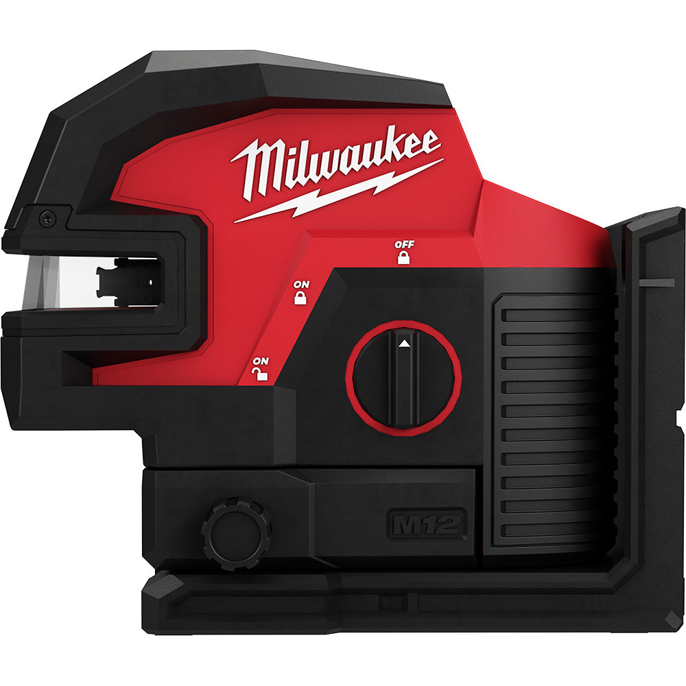 Milwaukee 3624-21, M12™ Green Cross Line & 4-Points Laser Kit