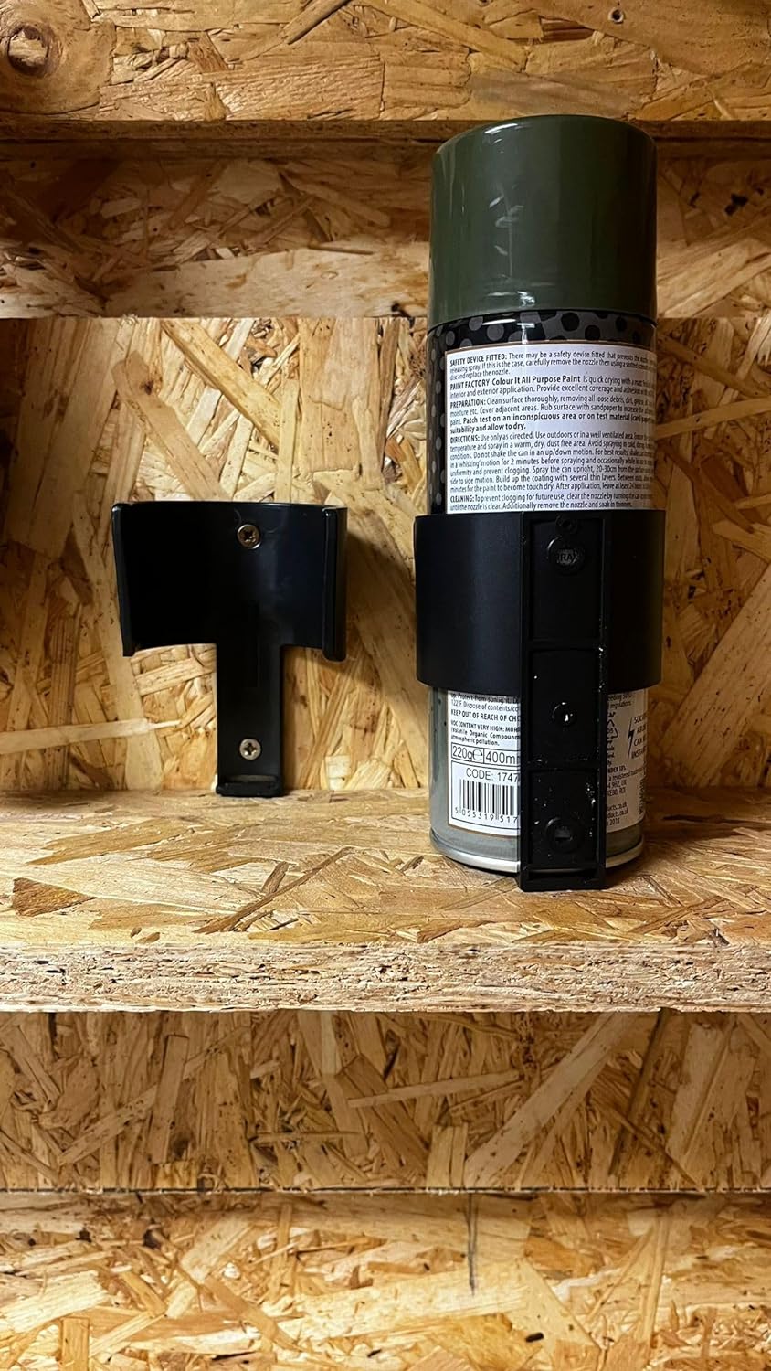 StealthMounts OM-CAN-BLK-2LF, Aerosol Can Holder
