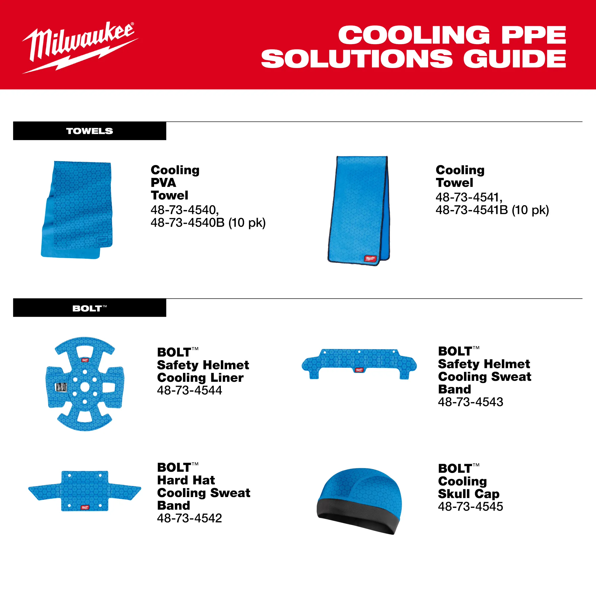 Milwaukee 48-73-4540, Cooling PVA Towel