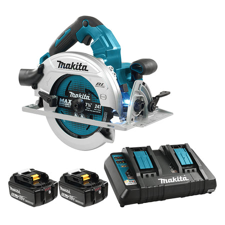 Makita DHS780PT2, 18Vx2 LXT Brushless 7-1/4" Circular Saw Kit