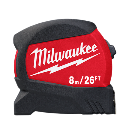 Milwaukee 48-22-0426, 8M/26FT Compact Wide Blade Tape Measure