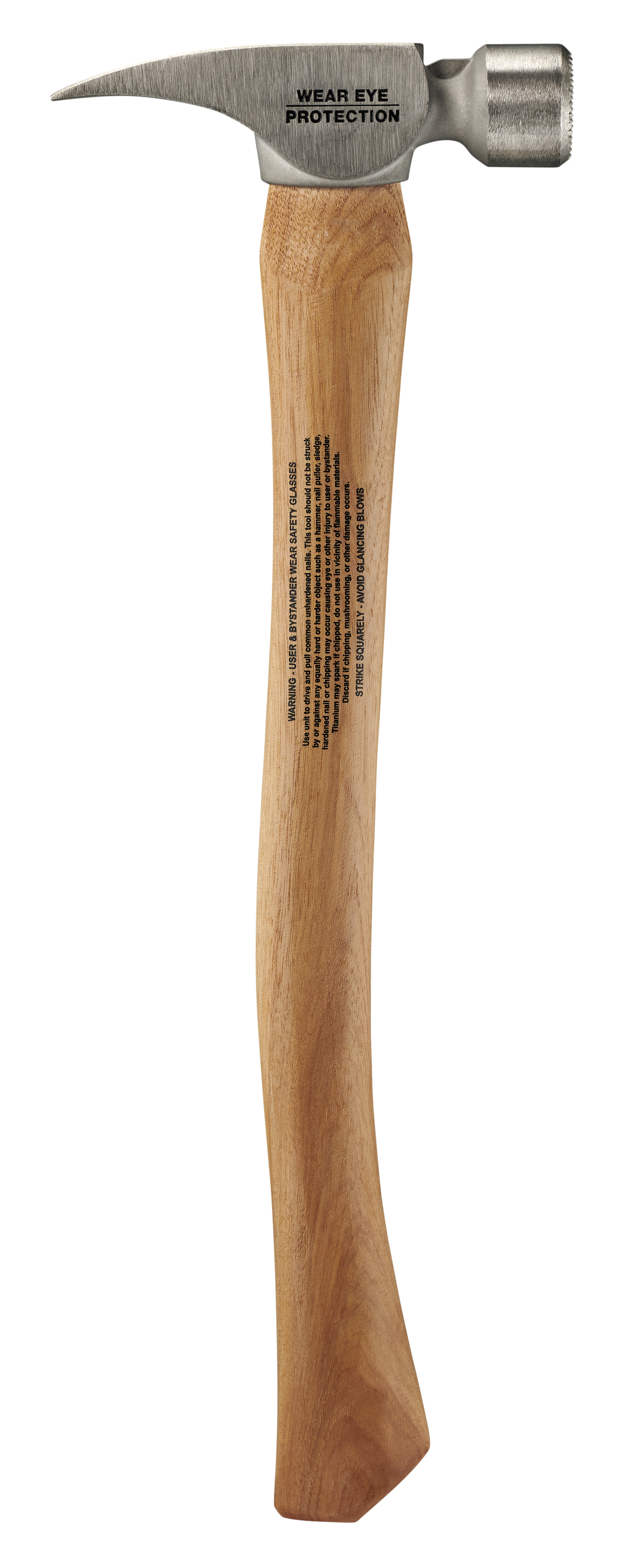 Stiletto TI14MC, 14oz Titanium Milled Face Curved Hickory Handle Hammer