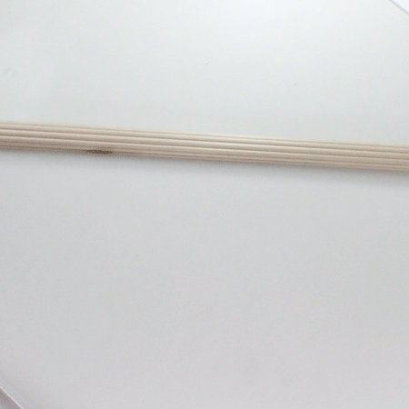 Eurofit C-HRF-150, Half round, Dia 1-1/2", Fluted, Maple ($/ft, 8'/pc) IN-STORE PICK UP ONLY