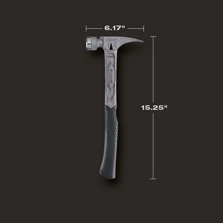 Stiletto TIB14RMC, STILETTO® TIBONE™ 14oz Milled Titanium Framing Hammer
