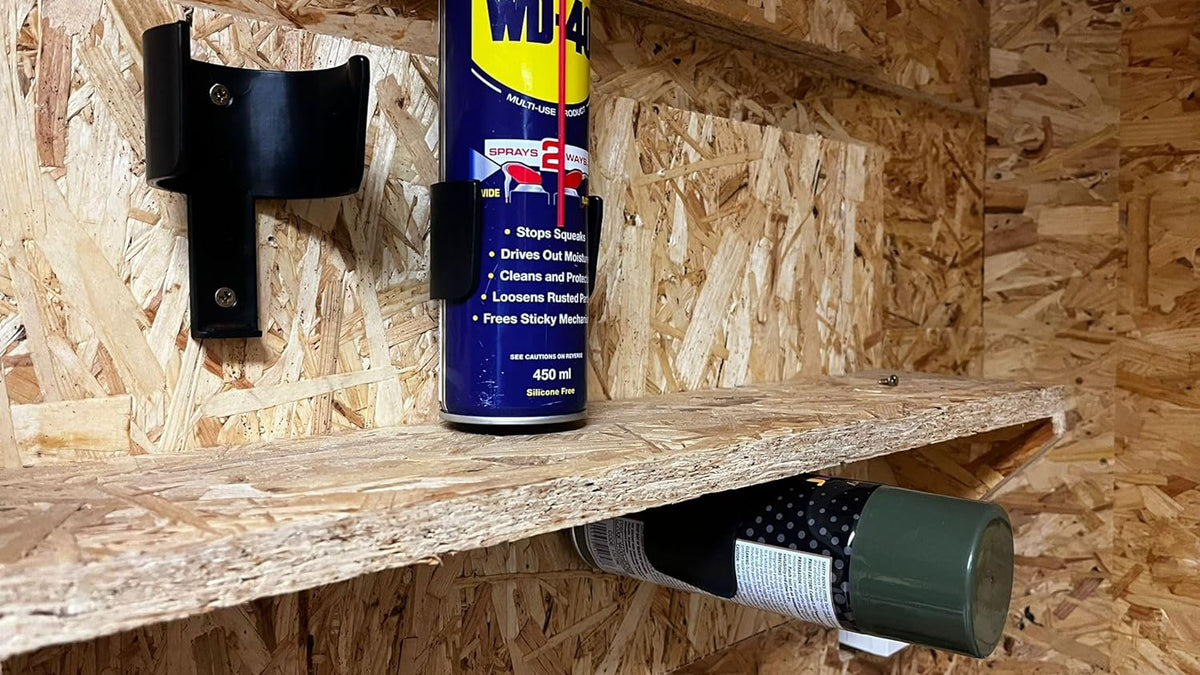 StealthMounts OM-CAN-BLK-2LF, Aerosol Can Holder