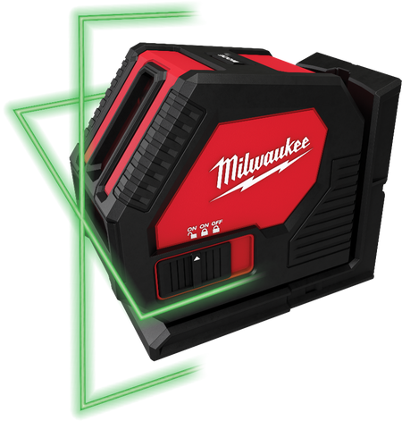 Milwaukee 3421, Green Cross Line Laser