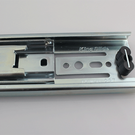 Eurofit RB-3301-300, Slide Side Mount Non Soft Closing Ball Bearing Full Extension 12"/300mm (KING SLIDE)