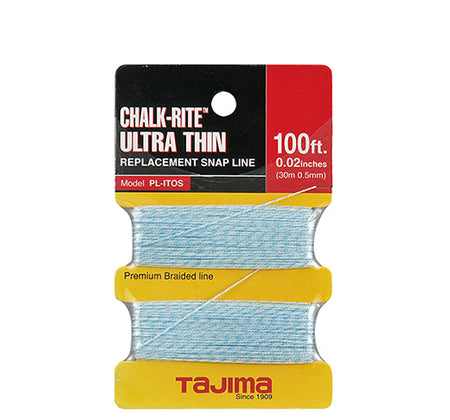 Tajima PL-ITOS, Chalk-Rite® Ultra-Thin braided line, 0.5 mm x 30m / 100 ft.