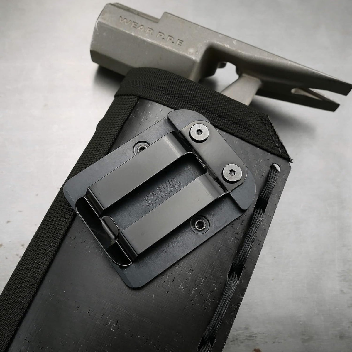 Holstery HLSTR-JOLLY-L, Jolly Roger Left-Clip On Hammer Tool Holster