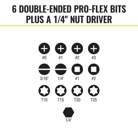 Klein Tools 32313HD, 13-in-1 Ratcheting Impact Rated Screwdriver