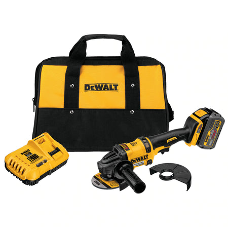 DEWALT DCG414T1, 60V MAX FLEXVOLT 4-1/2'' - 6'' Grinder w/Kickback Brake Kit (1 Battery)