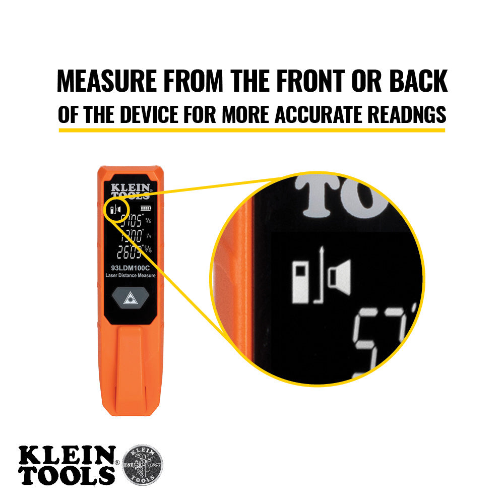 Klein Tools 93LDM100C, Compact Laser Distance Measure