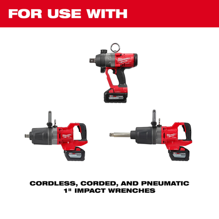 Milwaukee 49-66-6551, SHOCKWAVE Impact Duty™ 1" Drive 1-3/16" Standard 6 Point Socket