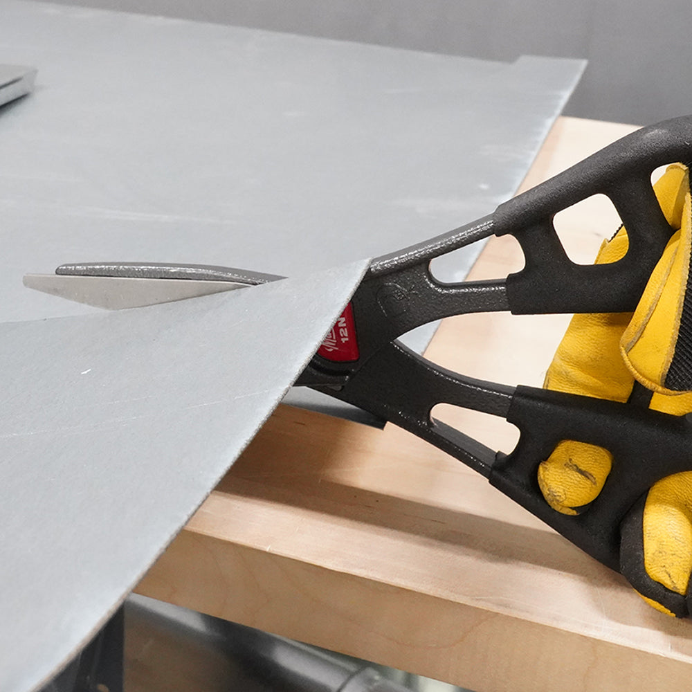 Malco MC12NG, Andy Aluminum Handled Snips with Comfort Grip Combination Cut 12"