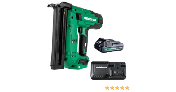 Metabo HPT N1804DBM, 18V MULTIVOLT™ 18 GA 1-1/2" NARROW CROWN STAPLER (1X2.0AH)