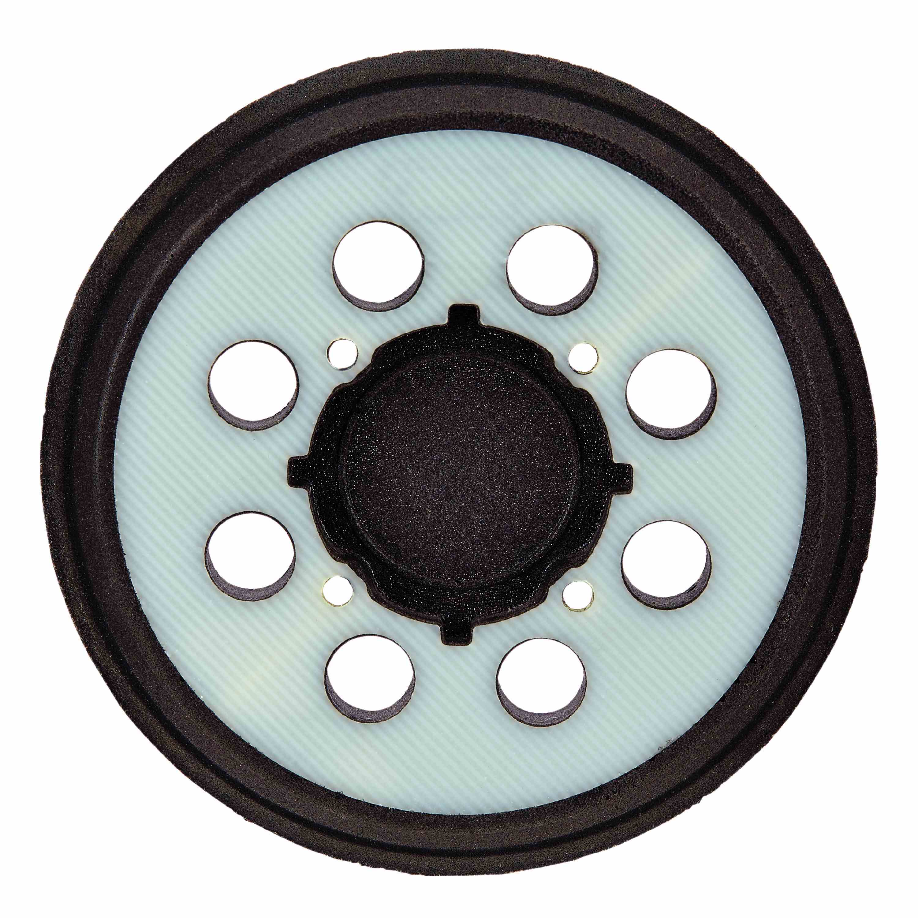 DEWALT DWE64233, 5'' Eight Hole Hook & Loop Pad - Medium (Substituted Part #N329079)