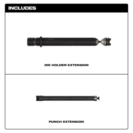 Milwaukee 49-72-0152, M12 FUEL™ 16 Ga Nibbler Die Holder Extension