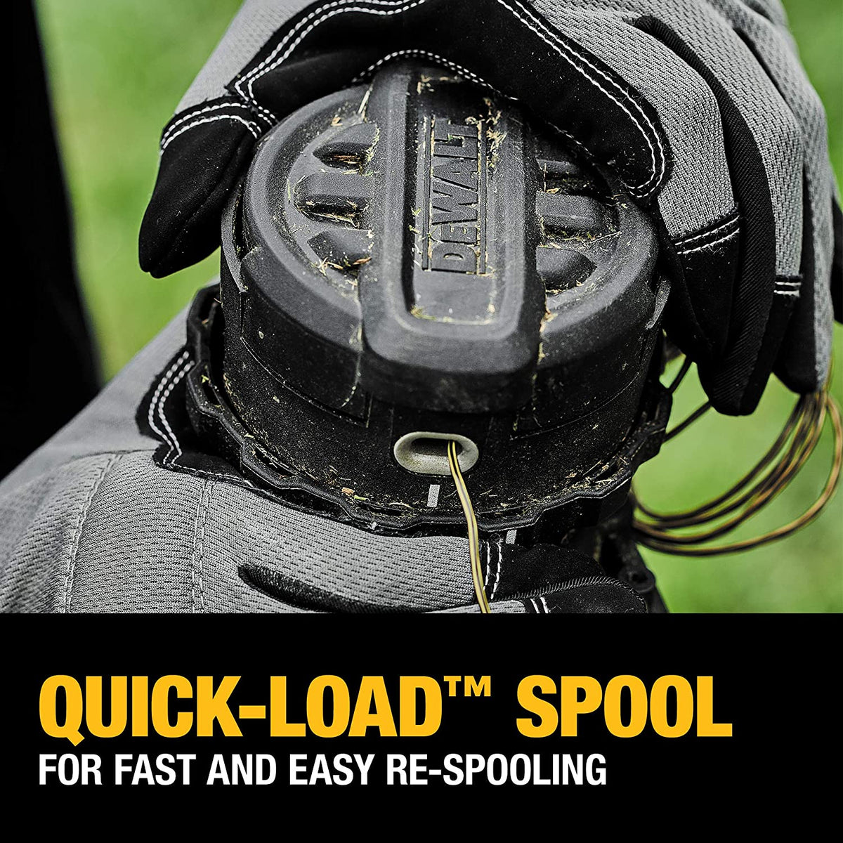 DEWALT DCST922P1, 20V MAX Cordless Brushless 14" Folding String Trimmer Kit (5.0 Ah)