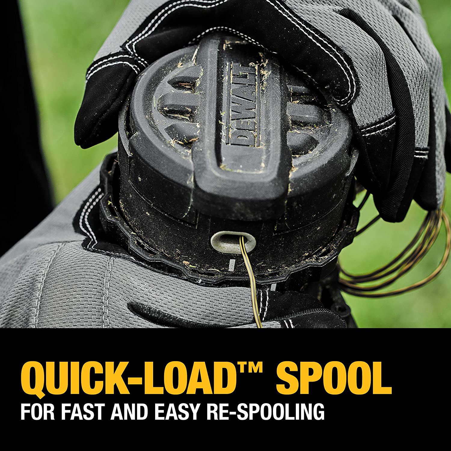 DEWALT DCST922P1, 20V MAX Cordless Brushless 14" Folding String Trimmer Kit (5.0 Ah)