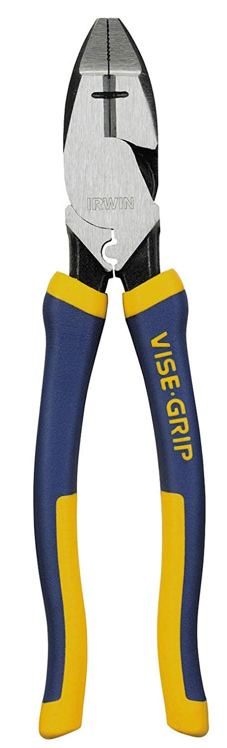 Irwin 1773614, Vise-Grip  9.5" Lineman's Pliers w/Stripper, Crimper & Puller