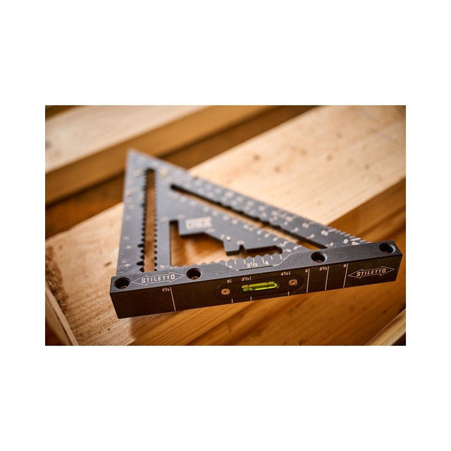 Stiletto STSQ7-L, 7" Carpenter Square with Level