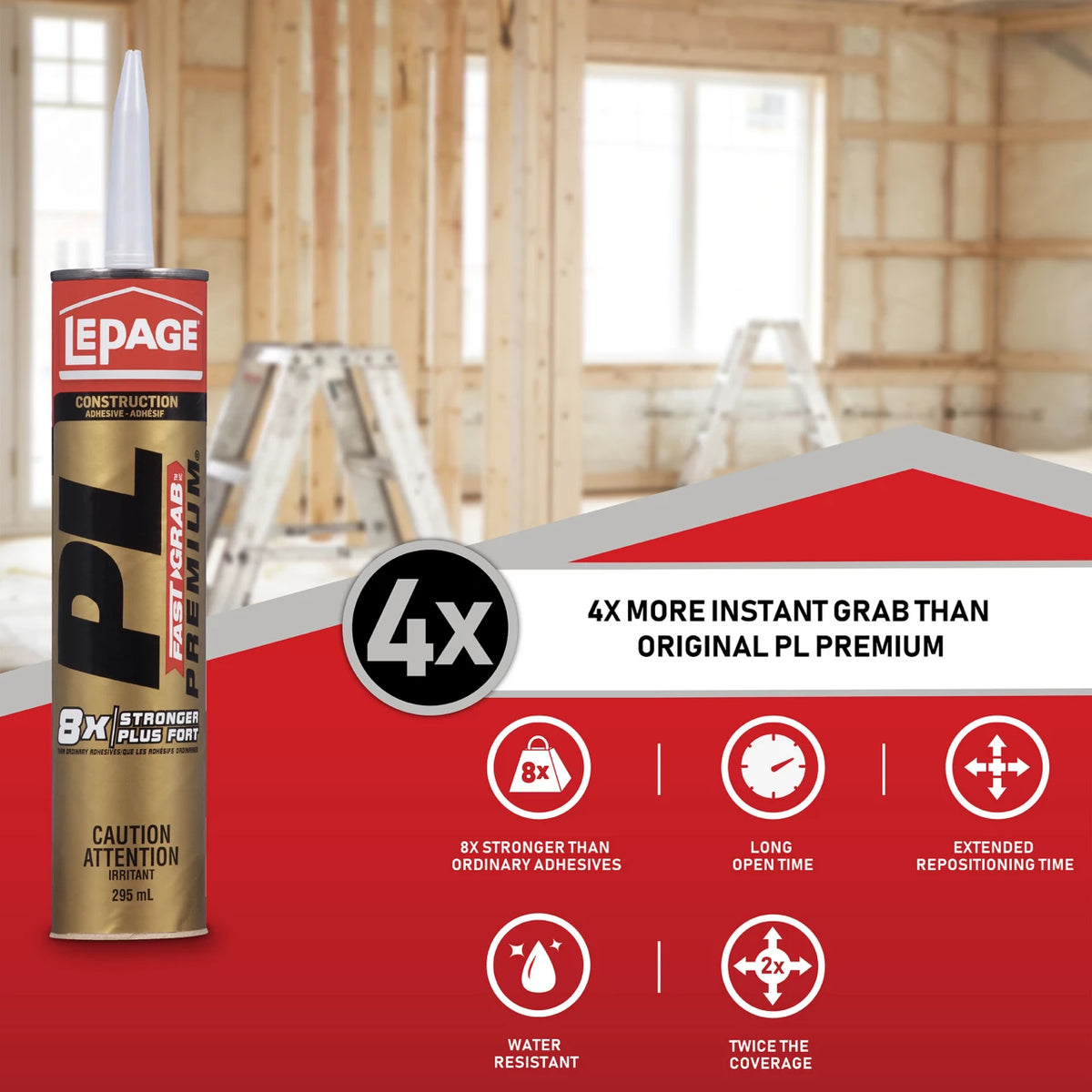 LePage 1417396, PL PREMIUM-POLYURETHANE - FAST GRAB