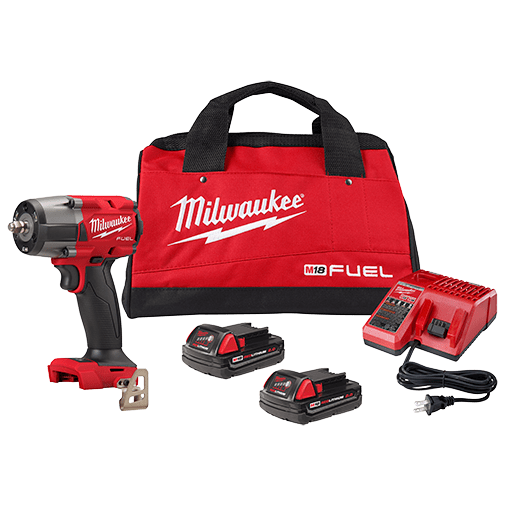 Milwaukee 2960-22CT, M18 FUEL 3/8" Mid-Torque Impact Wrench w/ Friction Ring CP2.0 Kit (Discontinued)