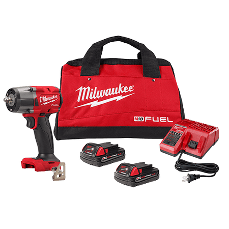 Milwaukee 2960-22CT, M18 FUEL 3/8" Mid-Torque Impact Wrench w/ Friction Ring CP2.0 Kit (Discontinued)