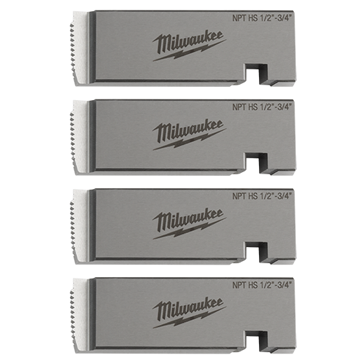 Milwaukee 48-36-1203, 1/2"-3/4" HIGH SPEED NPT Universal Pipe Threading Dies